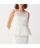 【アンクレイヴ/uncrave】の【手洗い可】シアー オーガンジー ペプラム トップス 人気、トレンドファッション・服の通販 founy(ファニー) ファッション Fashion レディースファッション Fashion for Women トップス・カットソー Cut & Sew Tops シャツ・ブラウス・オフィスカジュアル Elegant Blouses & Button-Ups インナー Innerwear エアリー Airy Texture オーガンジー Organza Fabric 春 Spring シアー Sheer, See-Through ショート Short, Short Length シンプル Simple, Minimal タンク Tank Top, Sleeveless Top バランス Balance, Style Balance ブライト Bright, Shiny ペプラム Peplum, Flared Hem S/S・春夏 SS, Spring/Summer, Warm Season 夏 Summer エレガント 上品 Elegant thumbnail オフ|ID: prp329100004496590 ipo3291000000033529382