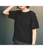 【自由区/JIYU-KU】の【カタログ掲載・セットアップ対応・洗える】シアーカットジャカード ニット ブラック|ID: prp329100004496636 ipo3291000000032284647