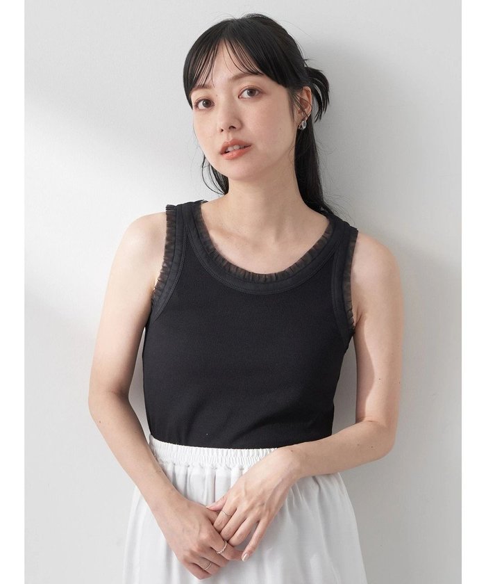【アースミュージックアンドエコロジー/earth music&ecology】のチュールリブタンク インテリア・キッズ・メンズ・レディースファッション・服の通販 founy(ファニー) https://founy.com/ ファッション Fashion レディースファッション WOMEN トップス・カットソー Tops/Tshirt インナー Inner タンク Tank チュール Tulle フィット Fit ポケット Pocket 夏 Summer 春 Spring S/S・春夏 Ss・Spring/Summer |ID: prp329100004496667 ipo3291000000031893016
