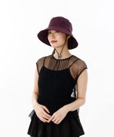 【アウロラ/AURORA】のANNA SUI(アナ スイ)TITIドローコード付き撥水ハット 人気、トレンドファッション・服の通販 founy(ファニー) ファッション Fashion レディースファッション WOMEN 帽子 Hats アウトドア Outdoor ドローコード Draw Cord 帽子 Hat 抗菌 Antibacterial 猫 Cat |ID:prp329100004496677
