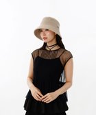 【アウロラ/AURORA】のANNA SUI(アナ スイ)ジグザグニットクロッシェハット ベージュ|ID: prp329100004496685 ipo3291000000032595216