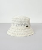 【アウロラ/AURORA】のANNA SUI(アナ スイ)ジグザグニットクロッシェハット オフホワイト|ID: prp329100004496685 ipo3291000000032595223
