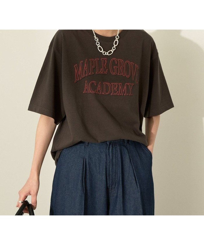 【アメリカンホリック/AMERICAN HOLIC】のバイオウォッシュ加工ロゴTシャツ インテリア・キッズ・メンズ・レディースファッション・服の通販 founy(ファニー) https://founy.com/ ファッション Fashion レディースファッション Ladies' Fashion Online トップス・カットソー Tops/Tshirt シャツ/ブラウス Shirts/Blouses ロング / Tシャツ T-Shirts カットソー Cut and Sewn おすすめ Recommend カットソー Cut And Sew クール Cool ジュエリー Jewelry トレンド Trend ボトム Bottom ポケット Pocket 夏 Summer 春 Spring S/S・春夏 Ss・Spring/Summer |ID: prp329100004496700 ipo3291000000031722303