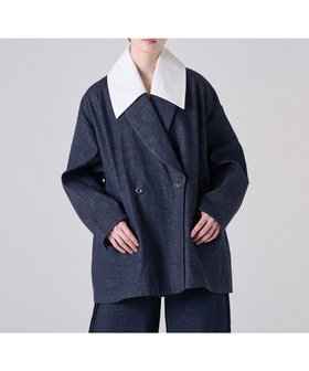 【リポトレンタアンニ/Ripo trenta anni】の【ビッグシルエット】BIG COLLAR オーバーデニムコート 人気、トレンドファッション・服の通販 founy(ファニー) ファッション Fashion レディースファッション WOMEN アウター Coat Outerwear コート Coats ジャケット Jackets 春 Spring クラシカル Classical ジャケット Jacket デニム Denim ビッグ Big モダン Modern リラックス Relax S/S・春夏 Ss・Spring/Summer 夏 Summer |ID:prp329100004496707