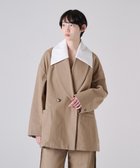 【リポトレンタアンニ/Ripo trenta anni】の【ビッグシルエット】BIG COLLAR オーバーデニムコート BEIGE|ID: prp329100004496707 ipo3291000000032102869