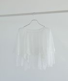 【グリーンパークス/Green Parks】のESCAR チュール刺繍ハンカチーフブラウス Off White|ID: prp329100004496714 ipo3291000000032742791