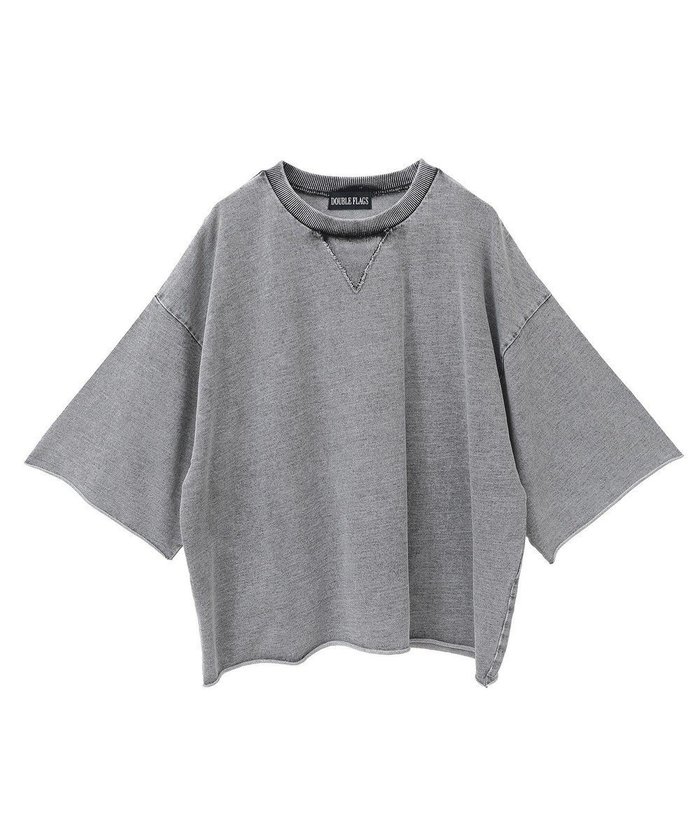 【グリーンパークス/Green Parks】の・DOUBLE FLAGS 7分袖スウェット インテリア・キッズ・メンズ・レディースファッション・服の通販 founy(ファニー) https://founy.com/ ファッション Fashion レディースファッション Fashion for Women トップス・カットソー Cut & Sew Tops レディースパーカー・カジュアルフーディー Casual Hoodies & Sweatshirts スウェット・クルーネックトップス Sweatshirts & Crewnecks / Relaxed Fit Sweat Tops おすすめ Recommended / Our Picks シンプル Simple, Minimal スウェット / スエット Sweatshirt, Sweatwear ドロップ Drop Shoulder, Dropped Style ポケット Pocket, Pocket Detail 再入荷 Restock / Back in Stock 夏 Summer 春 Spring S/S・春夏 SS, Spring/Summer, Warm Season |ID: prp329100004496717 ipo3291000000032775135