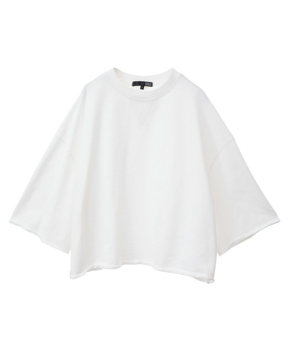 【グリーンパークス/Green Parks】の・SUGAR SPOON 7分袖ウラケスウェット 人気、トレンドファッション・服の通販 founy(ファニー) 　ファッション　Fashion　レディースファッション　WOMEN　トップス・カットソー　Tops/Tshirt　パーカ　Sweats　スウェット　Sweat　おすすめ　Recommend　シンプル　Simple　スウェット　Sweat　タートル　Turtle　ボトム　Bottom　ポケット　Pocket　リメイク　Remake　ルーズ　Loose　ロング　Long　夏　Summer　春　Spring　S/S・春夏　Ss・Spring/Summer　無地　Plain Color　 other-1|ID: prp329100004496723 ipo3291000000031722440