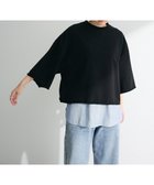 【グリーンパークス/Green Parks】の・SUGAR SPOON 7分袖ウラケスウェット Black|ID: prp329100004496723 ipo3291000000032742799