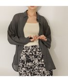 【アメリカンホリック/AMERICAN HOLIC】のシアーボイルレギュラーシャツ 人気、トレンドファッション・服の通販 founy(ファニー) ファッション Fashion レディースファッション WOMEN トップス・カットソー Tops/Tshirt シャツ/ブラウス Shirts/Blouses アメリカン American 春 Spring スタイリッシュ Stylish フォルム Form ベーシック Basic ポケット Pocket S/S・春夏 Ss・Spring/Summer NEW・新作・新着・新入荷 New Arrivals 夏 Summer thumbnail Charcoal Gray|ID: prp329100004496728 ipo3291000000031722487