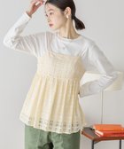 【アメリカンホリック/AMERICAN HOLIC】のチェックレースオーバーキャミソール Ivory|ID: prp329100004496731 ipo3291000000032098554
