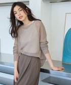 【エニィファム/any FAM】の【アンチピリング】メッシュニットプルオーバー サンドベージュ|ID: prp329100004496751 ipo3291000000032649351