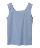 【グリーンパークス/Green Parks】の前後2Way ラメリブタンクトップ Blue|ID: prp329100004496774 ipo3291000000031722797