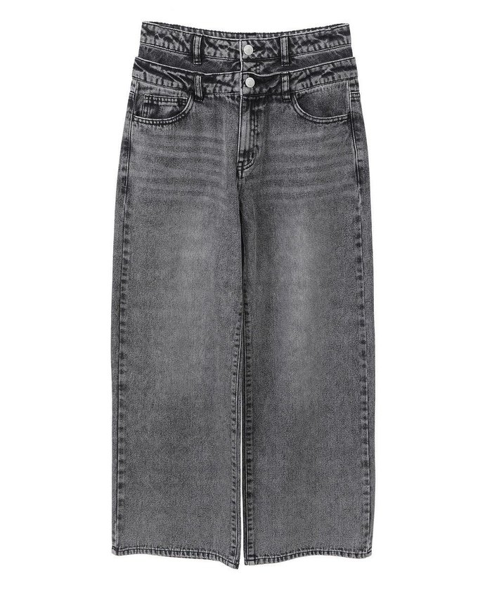 【グリーンパークス/Green Parks】の・ELENCARE DUE Wウエストデニムパンツ インテリア・キッズ・メンズ・レディースファッション・服の通販 founy(ファニー) https://founy.com/ ファッション Fashion レディースファッション WOMEN パンツ Pants デニムパンツ Denim Pants おすすめ Recommend ストレート Straight ダブル Double デニム Denim ポケット Pocket ワイド Wide 夏 Summer 春 Spring S/S・春夏 Ss・Spring/Summer |ID: prp329100004496775 ipo3291000000031829730