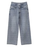 【グリーンパークス/Green Parks】の・ELENCARE DUE Wウエストデニムパンツ Light Indigo|ID: prp329100004496775 ipo3291000000031829737