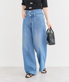 【グリーンパークス/Green Parks】の・ELENCARE DUE Wウエストデニムパンツ Indigo|ID: prp329100004496775 ipo3291000000032620243