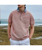 【ジョセフ アブード/JOSEPH ABBOUD / MEN】のギフトに!【老舗アロハブランドとコラボレーション】カハラ アロハ ダディ ポロシャツ オレンジ×ハレアカラ国立公園襟|ID: prp329100004497772 ipo3291000000032685567