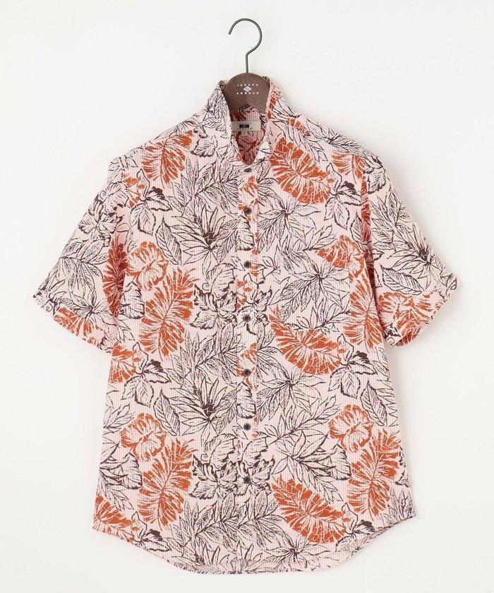 【ジョセフ アブード/JOSEPH ABBOUD / MEN】の【サスティナブルな麻混】コットンリヨセルリネンリーフプリント 半袖シャツ インテリア・キッズ・メンズ・レディースファッション・服の通販 founy(ファニー) https://founy.com/ ファッション Fashion メンズファッション MEN トップス・カットソー Tops/Tshirt/Men シャツ Shirts 春 Spring ショート Short シンプル Simple ドレープ Drape なめらか Smooth プリント Print 半袖 Short Sleeve 羽織 Haori リーフ Leaf ワイヤー Wire S/S・春夏 Ss・Spring/Summer 夏 Summer |ID: prp329100004497780 ipo3291000000031950695