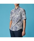 【ジョセフ アブード/JOSEPH ABBOUD / MEN】の【サスティナブルな麻混】コットンリヨセルリネンリーフプリント 半袖シャツ ネイビー系6|ID: prp329100004497780 ipo3291000000031950697
