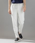【ジョゼフ オム/JOSEPH HOMME / MEN】の新素材【ストレッチ/洗える/撥水/UVカット/接触冷感/防透性/防汚性】プルシェルポンチ / ドロスト付テーパードパンツ PEGG CONVERTIBLE ホワイト系|ID: prp329100004497791 ipo3291000000032685697