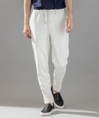 【ジョゼフ オム/JOSEPH HOMME / MEN】の新素材【ストレッチ/洗える/撥水/UVカット/接触冷感/防透性/防汚性】プルシェルポンチ / ドロスト付テーパードパンツ PEGG CONVERTIBLE ホワイト系|ID: prp329100004497791 ipo3291000000033498710