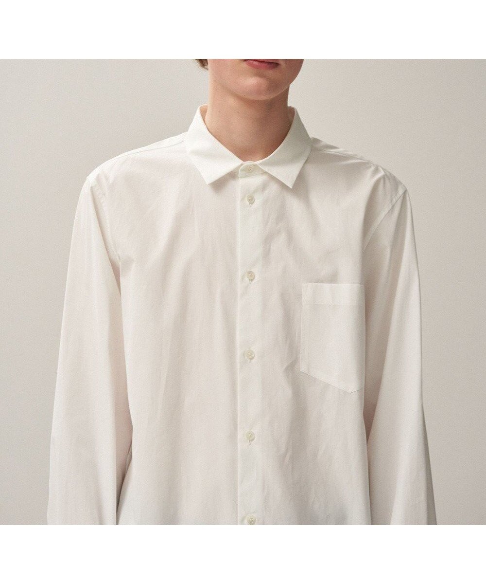 【エイトン/ATON】のSUVIN BROAD スタンダードシャツ - UNISEX インテリア・キッズ・メンズ・レディースファッション・服の通販 founy(ファニー) 　ファッション　Fashion　レディースファッション　Fashion for Women　トップス・カットソー　Cut & Sew Tops　シャツ・ブラウス・オフィスカジュアル　Elegant Blouses & Button-Ups　ユニセックス　Unisex, Genderless　インド　Indian Textile　スタンダード　Standard, Basic　ドレス　Dress, One-Piece　ブロード　Broadcloth, Fine Cotton　ベーシック　Basic, Essential　エレガント 上品　Elegant　夏　Summer　定番　Standard, Basic Item　S/S・春夏　SS, Spring/Summer, Warm Season　A/W・秋冬　Autumn/Winter　WHITE|ID: prp329100004497793 ipo3291000000033038132
