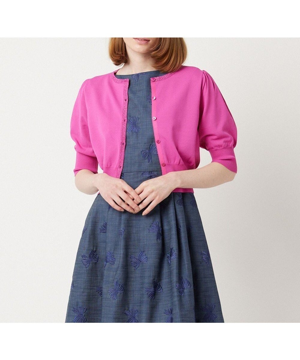 【トッカ/TOCCA】の【接触冷感・UV90%以上カット・洗える】BALOON カーディガン インテリア・キッズ・メンズ・レディースファッション・服の通販 founy(ファニー) ファッション Fashion レディースファッション Fashion for Women トップス・カットソー Cut & Sew Tops カーディガン・羽織り Layered Style Cardigans 2024年 2024 2024春夏・S/S Spring/Summer 2024 SS24 カーディガン Cardigan, Knitwear トレンド Trend, Trending Now バルーン Balloon, Balloon Silhouette パープル Purple, Violet 夏 Summer 定番 Standard, Basic Item 春 Spring S/S・春夏 SS, Spring/Summer, Warm Season 洗える Machine Washable ピンク系|ID: prp329100004497813 ipo3291000000034991753