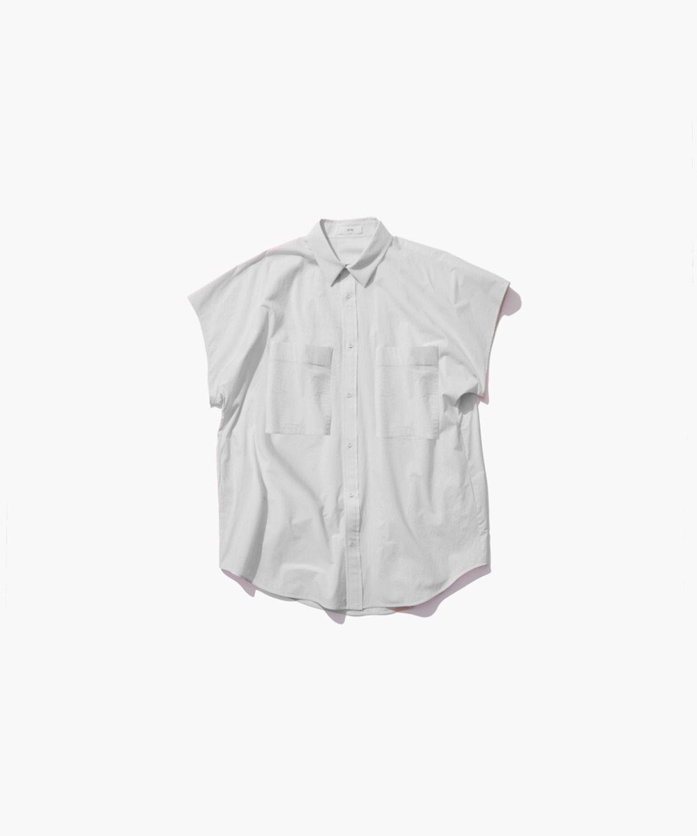 【エイトン/ATON】のCOTTON LAWN オフスリーブ CPO シャツ 人気、トレンドファッション・服の通販 founy(ファニー) 　ファッション　Fashion　レディースファッション　WOMEN　トップス・カットソー　Tops/Tshirt　シャツ/ブラウス　Shirts/Blouses　カットオフ　Cut Off　カリフォルニア　California　ジャケット　Jacket　スーピマ　Supima　ポケット　Pocket　ワイド　Wide　A/W・秋冬　Aw・Autumn/Winter・Fw・Fall-Winter　S/S・春夏　Ss・Spring/Summer　夏　Summer　 other-1|ID: prp329100004497822 ipo3291000000031730722