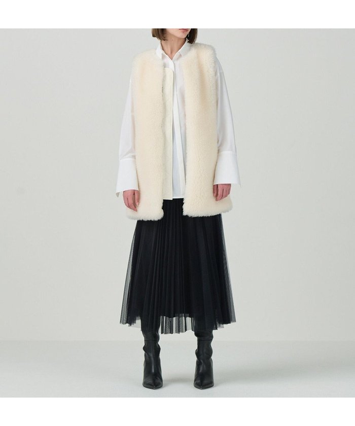 【グレース コンチネンタル/GRACE CONTINENTAL】のウールボアコンビジレ インテリア・キッズ・メンズ・レディースファッション・服の通販 founy(ファニー) https://founy.com/ ファッション Fashion レディースファッション WOMEN アウター Coat Outerwear ジャケット Jackets 秋 Autumn/Fall カットソー Cut And Sew サイドジップ Side Zip ジャケット Jacket ダウン Down ベスト Vest ロング Long 冬 Winter A/W・秋冬 Aw・Autumn/Winter・Fw・Fall-Winter |ID: prp329100004497848 ipo3291000000031731016