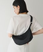 【ラシット/russet】のナイロンラウンドショルダーバッグ (CE-1327-WEB) Black2(シルバー金具)|ID: prp329100004497853 ipo3291000000032372182