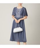 【エニィ スィス/any SiS】の【Lily Calin】グレースフレアスリーブ ドレス 人気、トレンドファッション・服の通販 founy(ファニー) ファッション Fashion レディースファッション WOMEN ワンピース Dress ドレス Party Dresses 春 Spring コルセット Corset コンビ Combination サテン Satin シフォン Chiffon スリーブ Sleeve トリミング Trimming ドレス Dress バランス Balance パール Pearl フレア Flare モチーフ Motif リーフ Leaf レース Race S/S・春夏 Ss・Spring/Summer 夏 Summer thumbnail ダルブルー|ID: prp329100004497861 ipo3291000000031731172