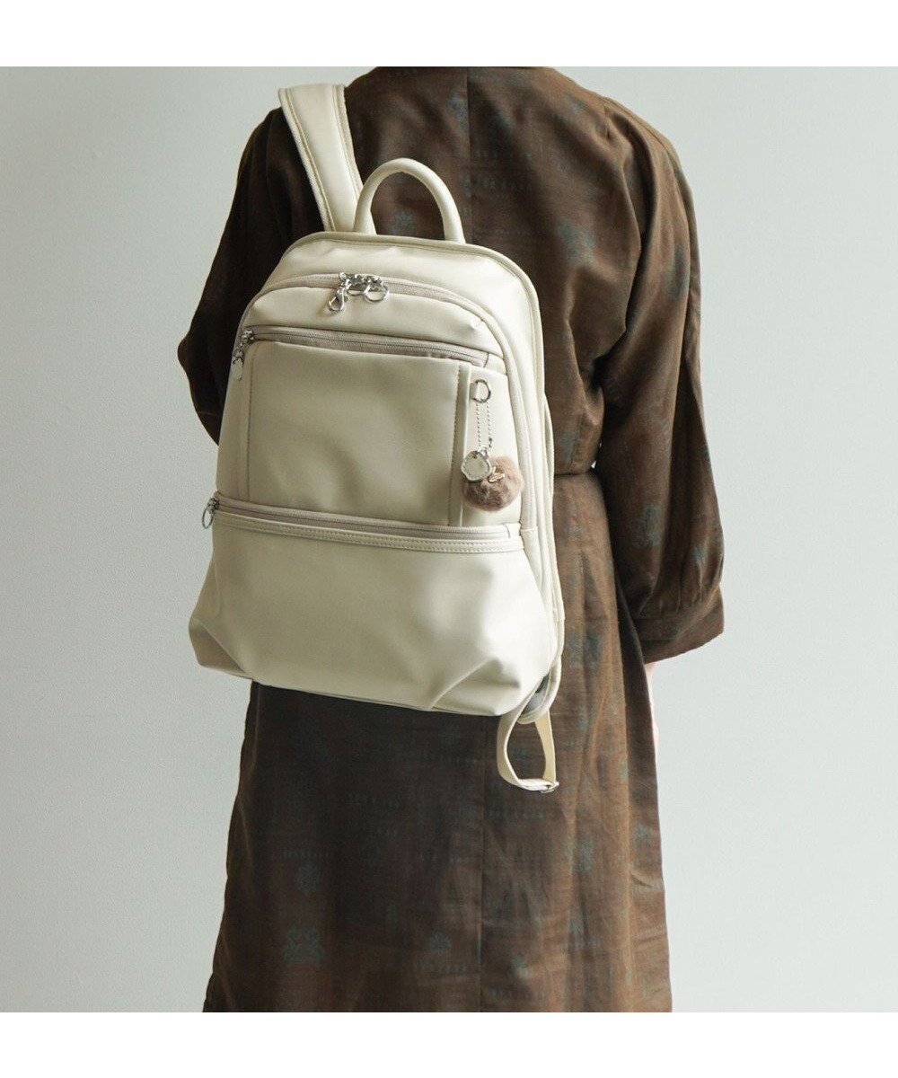 【エースバッグズアンドラゲッジ/ACE BAGS & LUGGAGE】の【雑誌掲載】 Kanana projec PJプレミアム アップルレザー 17322 カナナプロジェクト リュック インテリア・キッズ・メンズ・レディースファッション・服の通販 founy(ファニー) 　ファッション　Fashion　レディースファッション　WOMEN　バッグ　Bag　傘　Umbrella　抗菌　Antibacterial　雑誌　Magazine　フロント　Front　プレミアム　Premium　ポケット　Pocket　メッシュ　Mesh　リュック　Ruck Sack　再入荷　Restock/Back In Stock/Re Arrival　エレガント 上品　Elegant　サンドベージュ|ID: prp329100004498028 ipo3291000000031975785