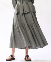 【23区/NIJYUSANKU】の【洗える】LIBECO ティアード スカート 人気、トレンドファッション・服の通販 founy(ファニー) ファッション Fashion レディースファッション Fashion for Women スカート Skirts ティアードスカート Tiered Skirts イレギュラー Irregular Design 春 Spring 洗える Machine Washable ストライプ Stripe, Striped Pattern セットアップ Set-Up, Coordinated Outfit ティアード Tiered, Tiered Style ティアードスカート Tiered Skirt, Flounced Skirt 定番 Standard, Basic Item ベーシック Basic, Essential 無地 Plain, Solid Color リネン Linen, Linen Fabric S/S・春夏 SS, Spring/Summer, Warm Season おすすめ Recommended / Our Picks 夏 Summer 2024年 2024 2024春夏・S/S Spring/Summer 2024 SS24 |ID:prp329100004498031