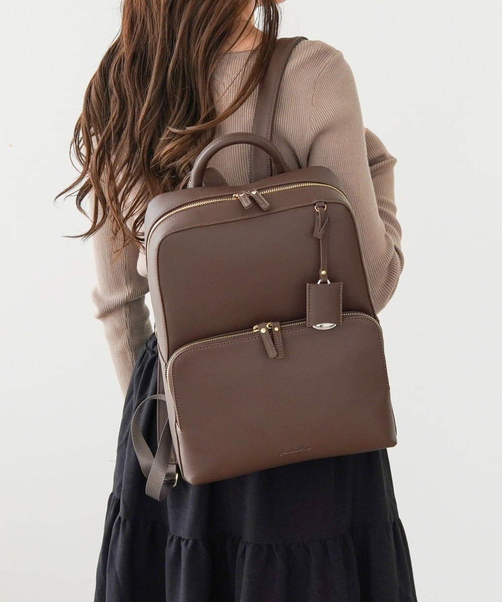 【エースバッグズアンドラゲッジ/ACE BAGS & LUGGAGE】の【雑誌掲載】Jewelna Rose フレイヤ・リュック2 A4ジャストサイズ 16125 ビジネスバッグ インテリア・キッズ・メンズ・レディースファッション・服の通販 founy(ファニー) 　雑誌掲載アイテム　Magazine Picks & Fashion Features　ファッション雑誌　Fashion Magazines　ビジンヒャッカ　美人百花　ファッション　Fashion　レディースファッション　Fashion for Women　バッグ　Bags　アクセサリー　Fashion Accessories　クッション　Cushion, Throw Pillow　抗菌　Antibacterial, Bacteria-Resistant　3月号　March Issue　雑誌　Magazine, Fashion Magazine　ダブル　Double, Double-Breasted　フォルム　Silhouette, Form　フロント　Front, Front Design　ポケット　Pocket, Pocket Detail　モバイル　Mobile, Smartphone　リュック　Backpack, Rucksack　ワーク　Workwear, Utility Style　おすすめ　Recommended / Our Picks　ビジネス 仕事 通勤　Business / Work / Commuting　ダークブラウン|ID: prp329100004498038 ipo3291000000033276080