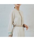【自由区/JIYU-KU】の【セットアップ対応・洗える】モノグラムプリント ブラウス オフ×ベージュ|ID: prp329100004498044 ipo3291000000031969040