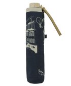 【ムーンバット/MOONBAT】のDAKS(ダックス) 晴雨兼用日傘 折りたたみ傘 街並み フワクール生地使用 ネイビーブルー|ID: prp329100004498046 ipo3291000000031969129