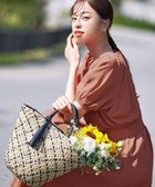 【ティアクラッセ/Tiaclasse】のシーグラスチェックバッグ ベージュ|ID: prp329100004498218 ipo3291000000031989277
