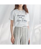 【23区/NIJYUSANKU】の【SLOW/一部店舗限定】MVSコットン デザイン ロゴTシャツ 人気、トレンドファッション・服の通販 founy(ファニー) ファッション Fashion レディースファッション WOMEN トップス・カットソー Tops/Tshirt シャツ/ブラウス Shirts/Blouses ロング / Tシャツ T-Shirts カットソー Cut and Sewn ヴィンテージ Vintage 春 Spring カットソー Cut And Sew 今季 This Season リゾート Resort S/S・春夏 Ss・Spring/Summer おすすめ Recommend 夏 Summer 2024年 2024 2024春夏・S/S Ss,Spring/Summer,2024 thumbnail ホワイト系|ID: prp329100004498234 ipo3291000000031733523