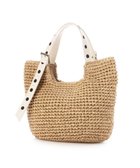 【アンビリオン/UNBILLION】のカシュカシュ cachecache / ドット刺繍ハンドル手編みトート アイボリー|ID: prp329100004498248 ipo3291000000031907789