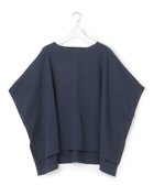 【ジェイプレスヨークストリート/J.PRESS YORK STREET】の【WOMEN】ファブリックスリーブ プルオーバー ネイビー系|ID: prp329100004498269 ipo3291000000031903391