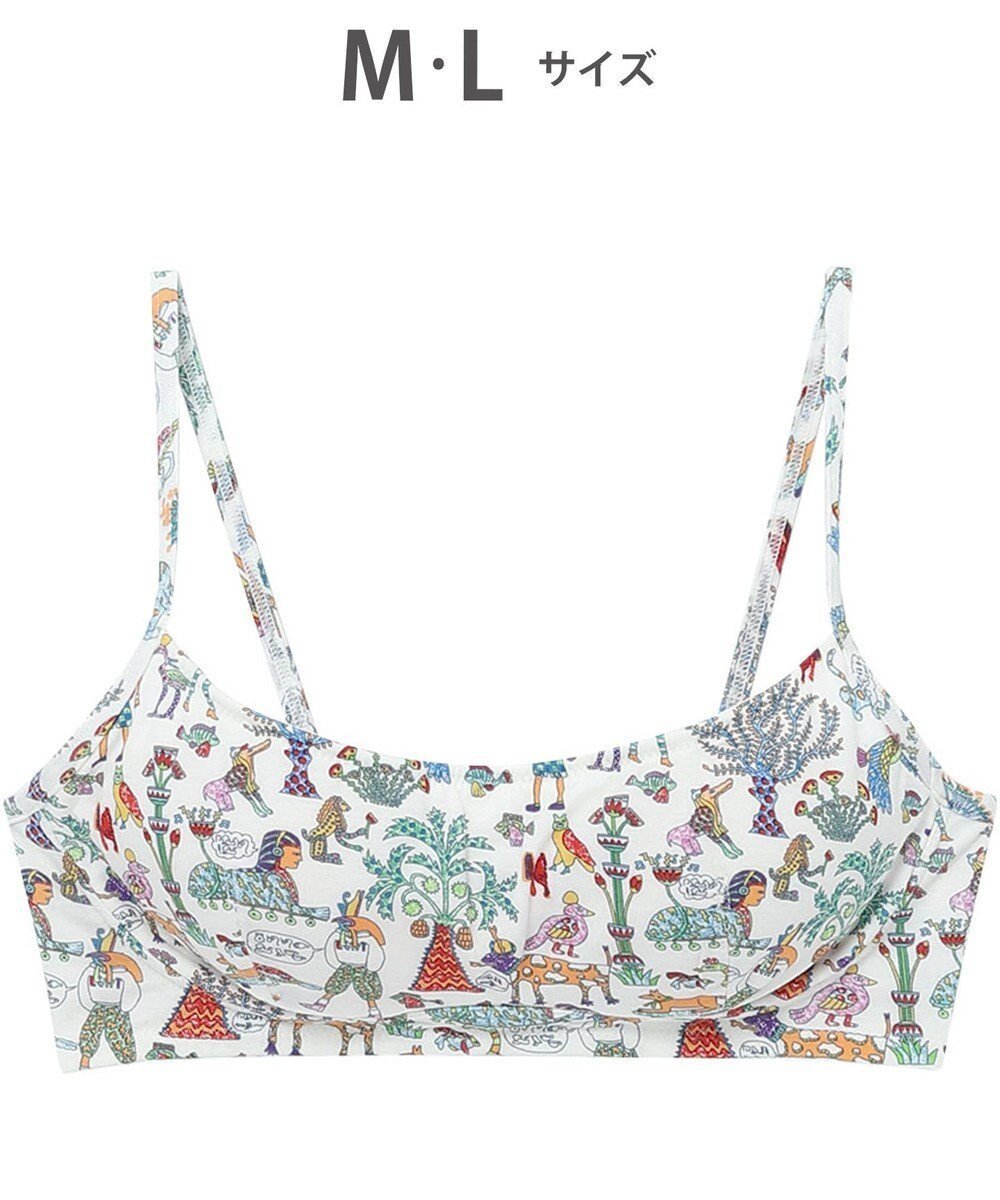 【ツモリチサト スリープ/tsumori chisato SLEEP】のツモリチサト ノンワイヤーブラ ブラジャー レディース UBX574 /ワコール インテリア・キッズ・メンズ・レディースファッション・服の通販 founy(ファニー) 　ファッション　Fashion　レディースファッション　Ladies' Fashion Online　パジャマ　Pajamas　ブラジャー　Bra　モチーフ　Motif　ラップ　Wrap　夏　Summer　旅行　Travel　春　Spring　S/S・春夏　Ss・Spring/Summer　アイボリー|ID: prp329100004498323 ipo3291000000032578854