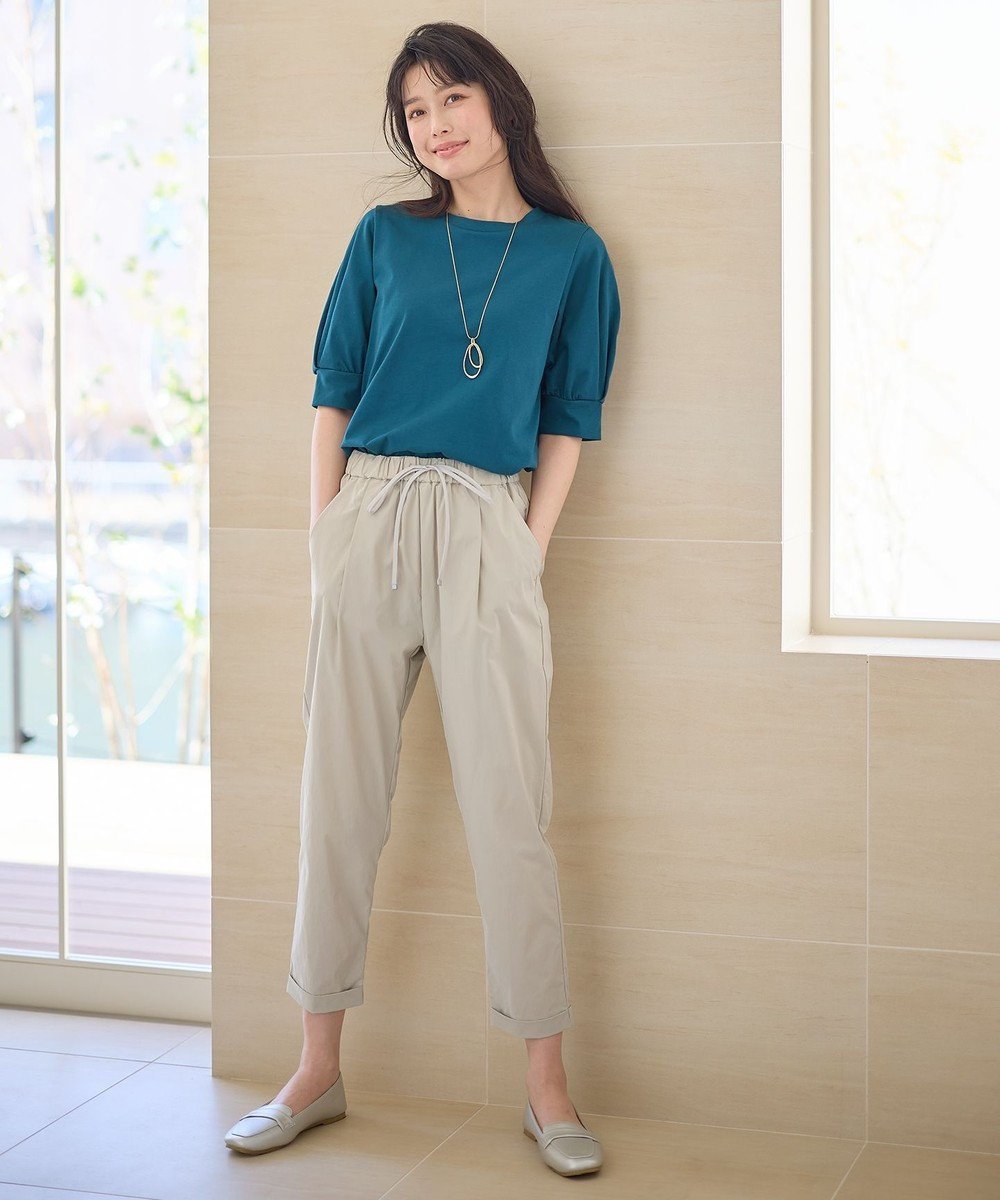 【エニー/ANY】の【接触冷感/ウエストゴム/ストレッチ】クールタッチタックパンツ インテリア・キッズ・メンズ・レディースファッション・服の通販 founy(ファニー) 　ファッション　Fashion　レディースファッション　Fashion for Women　パンツ　Pants & Trousers　おすすめ　Recommended / Our Picks　シューズ　Shoes, Footwear　シンプル　Simple, Minimal　ストレッチ　Stretch, Stretchy Fabric　スニーカー　Sneakers, Trainers　パープル　Purple, Violet　フラット　Flat, Flat Shoes　ベーシック　Basic, Essential　夏　Summer　春　Spring　S/S・春夏　SS, Spring/Summer, Warm Season　グレー|ID: prp329100004498352 ipo3291000000034685633