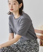 【アメリカンホリック/AMERICAN HOLIC】のラメリブTシャツ Charcoal Gray|ID: prp329100004498528 ipo3291000000031736014