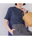 【アメリカンホリック/AMERICAN HOLIC】のラメリブTシャツ Navy|ID: prp329100004498528 ipo3291000000031736017