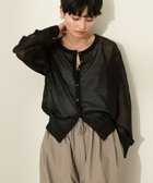 【アメリカンホリック/AMERICAN HOLIC】のシアークルーネックニットカーディガン Black|ID: prp329100004498532 ipo3291000000031736028
