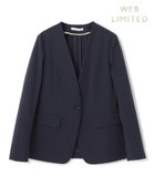 【ベイジ,/BEIGE,】の【洗える・WEB限定】NEMESIA / ソフトサッカーノーカラージャケット Navy|ID: prp329100004498541 ipo3291000000031781260