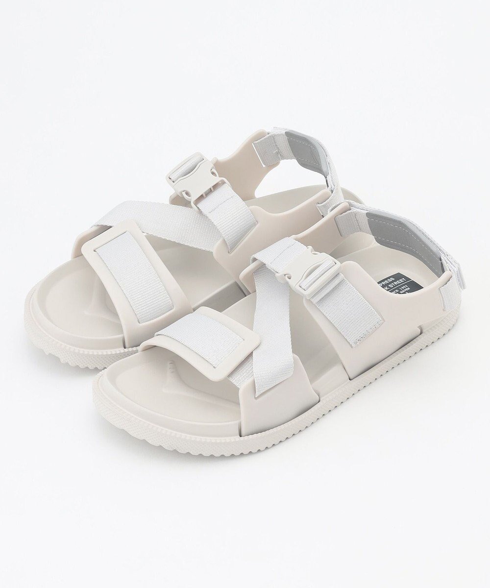 【ジェイプレスヨークストリート/J.PRESS YORK STREET】の【UNISEX】EVAERストラップ サンダル インテリア・キッズ・メンズ・レディースファッション・服の通販 founy(ファニー) 　ファッション　Fashion　レディースファッション　WOMEN　ユニセックス　Unisex　クッション　Cushion　サンダル　Sandals　フィット　Fit　ラップ　Wrap　夏　Summer　春　Spring　S/S・春夏　Ss・Spring/Summer　ライトグレー系|ID: prp329100004498553 ipo3291000000031736134