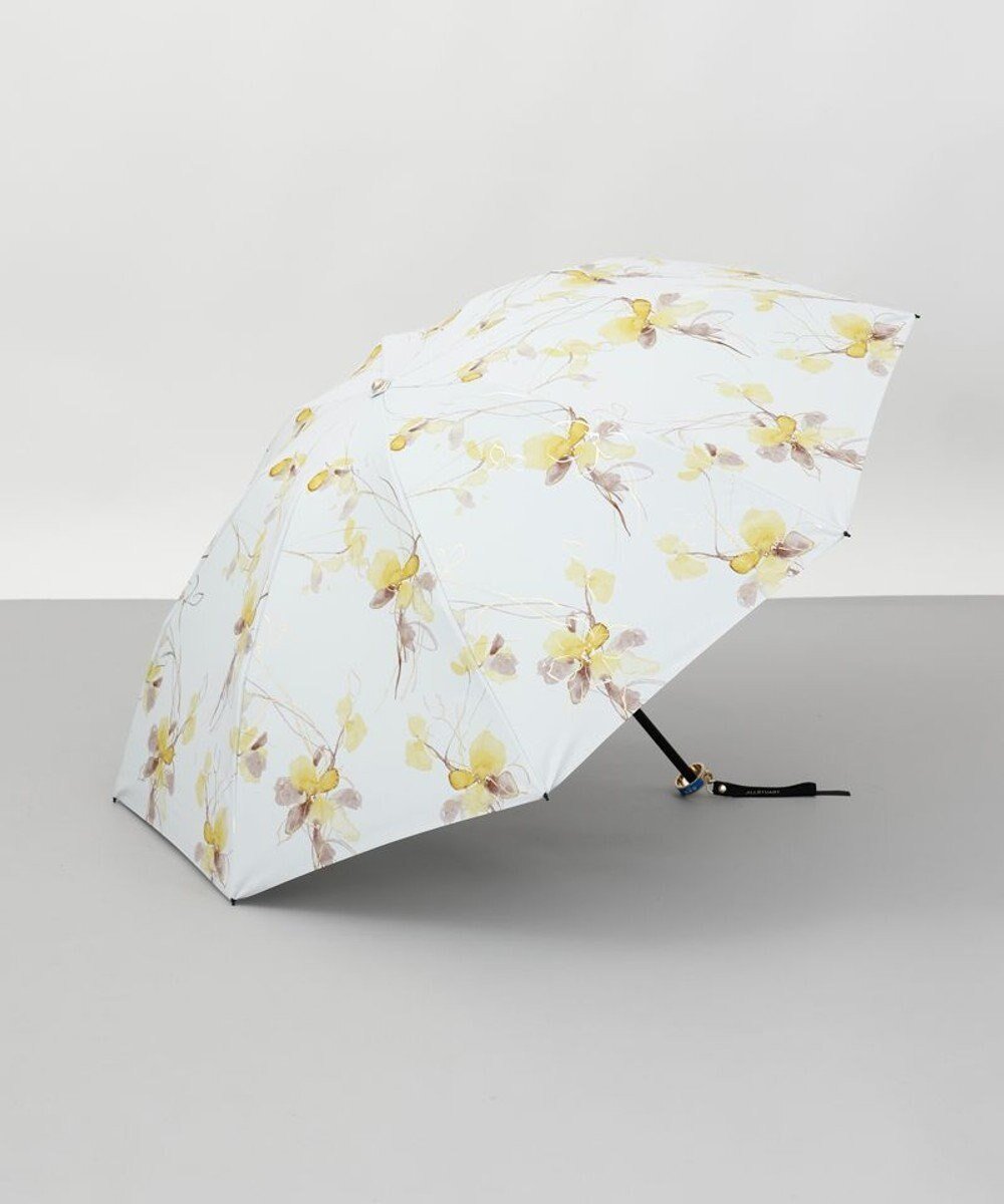 【アウロラ/AURORA】のJILL STUART(ジル スチュアート)グラデーションフラワープリント晴雨兼用傘(折りたたみ傘) インテリア・キッズ・メンズ・レディースファッション・服の通販 founy(ファニー) 　ファッション　Fashion　レディースファッション　Fashion for Women　レイングッズ・傘・晴雨兼用傘　Umbrellas & Rain Gear　クール　Cool, Chic　フェミニン　Feminine, Girly　プリント　Print, Printed Pattern　傘　Umbrella, Parasol　日傘　Parasol, UV Umbrella　イエロー|ID: prp329100004498587 ipo3291000000032742888