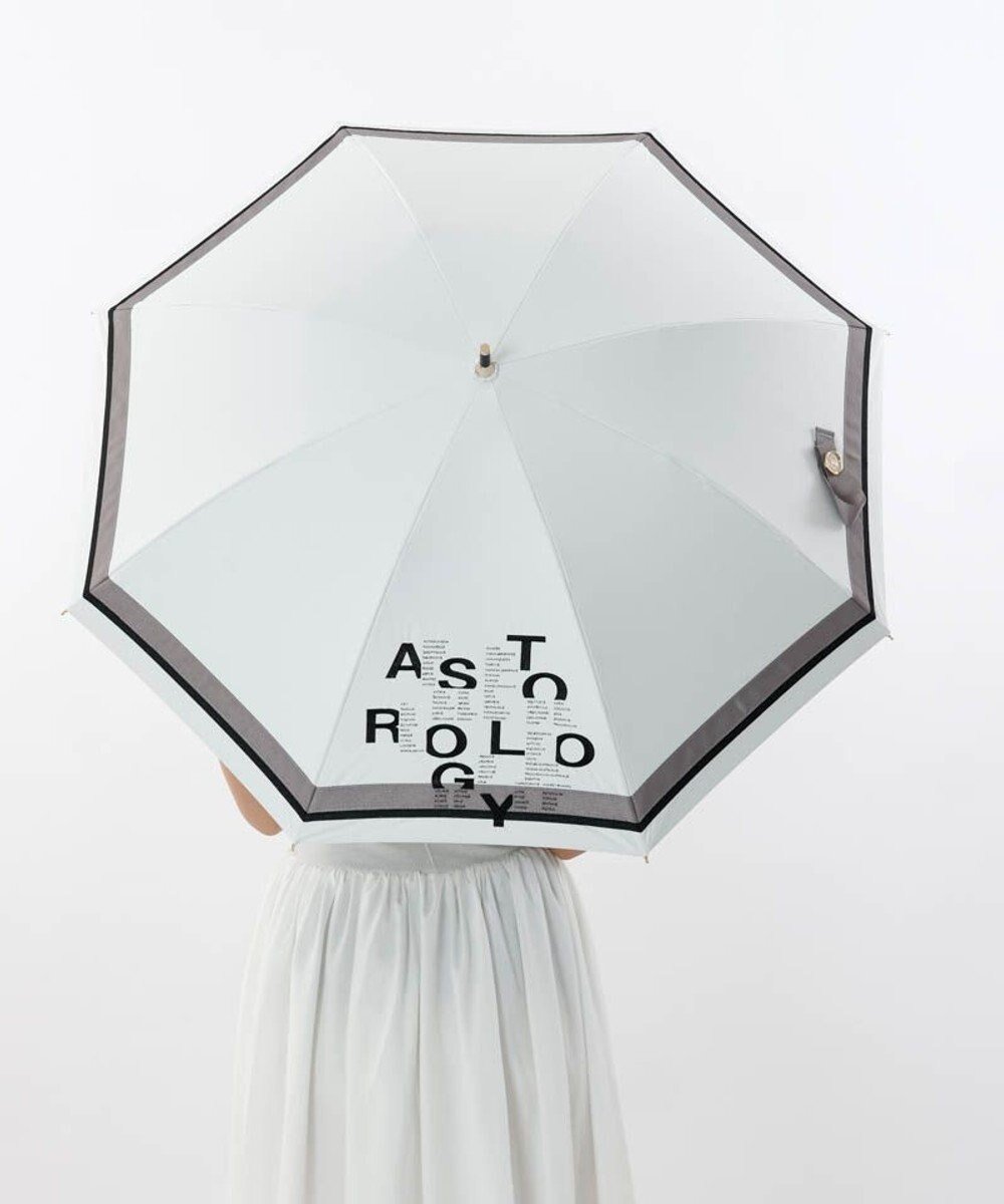 【アウロラ/AURORA】のBeaurance (ビューランス)ロゴ刺繍晴雨兼用パラソル(長傘) インテリア・キッズ・メンズ・レディースファッション・服の通販 founy(ファニー) 　ファッション　Fashion　レディースファッション　Fashion for Women　レイングッズ・傘・晴雨兼用傘　Umbrellas & Rain Gear　グラフィック　Graphic, Graphic Design　コンパクト　Compact, Small Size　傘　Umbrella, Parasol　サマー　Summer, Summer Style　ショート　Short, Short Length　スポーティ　Sporty, Casual Athletic　フェミニン　Feminine, Girly　日傘　Parasol, UV Umbrella　ミックス　Mix, Mixed Style　ホワイト|ID: prp329100004498591 ipo3291000000032742920