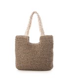 【アンビリオン/UNBILLION】のカシュカシュ cachecache / フリルハンドルクロッシェトート ライトグレー|ID: prp329100004498611 ipo3291000000031907808